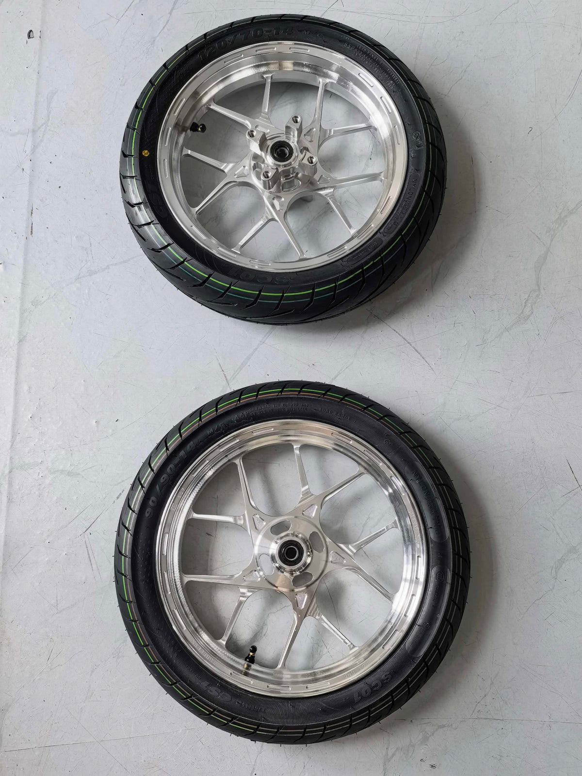 CNC Chrome Tuttio/Yozma Supermoto Set